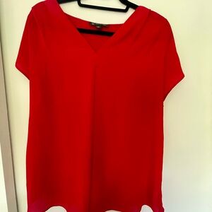 Light Weight Red Women's Top